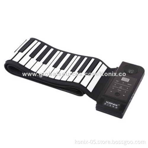 China import toys, 88 keys roll up piano with silicone keybaord